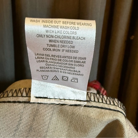 NEW Copper Key Plaid Dress Puff Sleeve Square Neck Milkmaid Smock Back Red Sz M - Picture 5 of 7